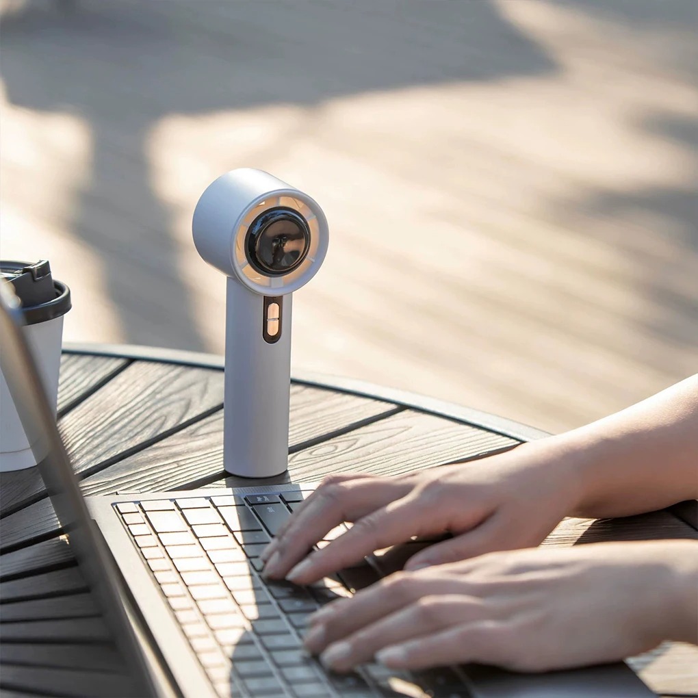 Handheld Fan For Home Office Ice-Sensing Hurricane Cannon USB Charging (3)