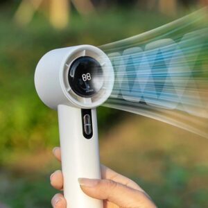 Handheld Fan For Home Office Ice-Sensing Hurricane Cannon USB Charging