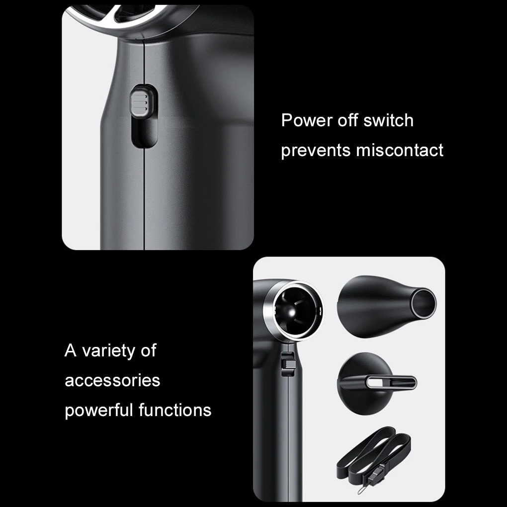 Handheld Fan Mini Turbo Jet Fan Air Duster Super Power4