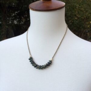 Black Beaded Necklace