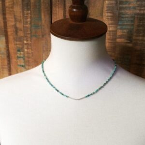 Hill Tribe Silver Turquoise Necklace